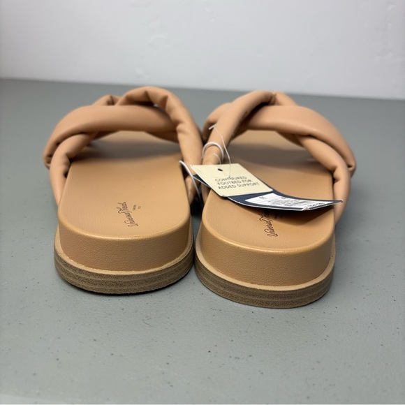 Universal Thread Women's Slip On Slides Sandals Neutral Size 11 NWT Woven - Picture 4 of 7
